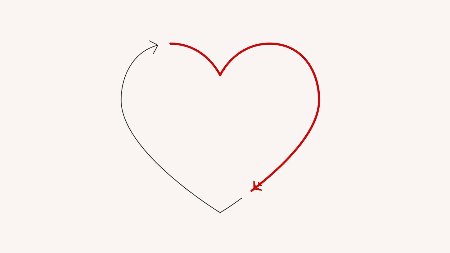 Hjerteforening rejse grafik