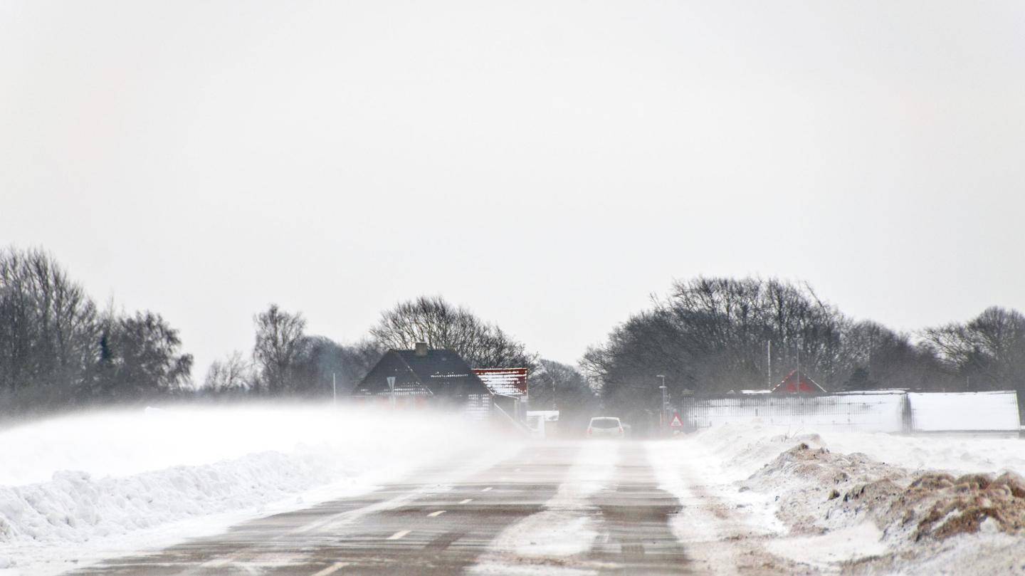 Snefygning på vej